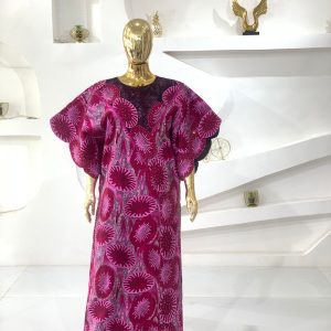Stoned Ankara gown